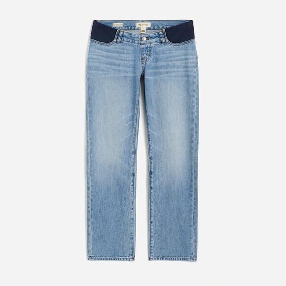 Madewell Denim - Madewell The Maternity Side-Panel Dean Easy Straight Jean Airy Denim size 29